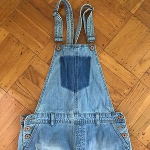 Blue overalls